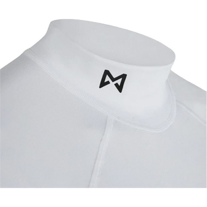 2024 Magic Marine Mens Cube Short Sleeve Rash Vest MMMCSSRV - White